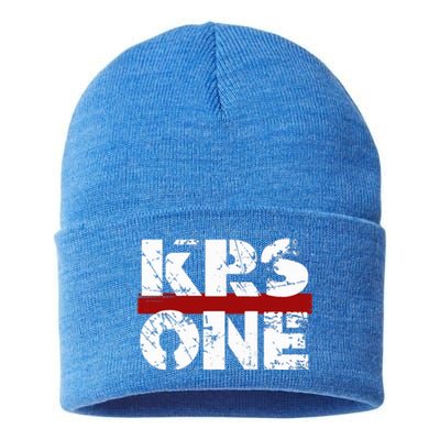 Blastmaster KRS One Graphic Cool Texts Sustainable Knit Beanie