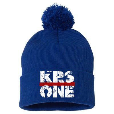 Blastmaster KRS One Graphic Cool Texts Pom Pom 12in Knit Beanie