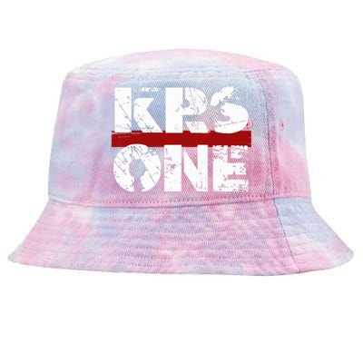 Blastmaster KRS One Graphic Cool Texts Tie-Dyed Bucket Hat