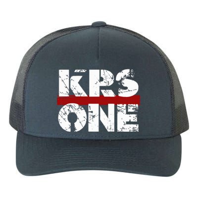 Blastmaster KRS One Graphic Cool Texts Yupoong Adult 5-Panel Trucker Hat