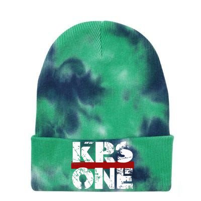 Blastmaster KRS One Graphic Cool Texts Tie Dye 12in Knit Beanie