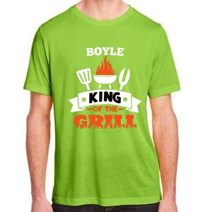 Boyle King Of The Grill Grilling Bbq Chef Master Cooking Gift Adult ChromaSoft Performance T-Shirt