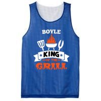 Boyle King Of The Grill Grilling Bbq Chef Master Cooking Gift Mesh Reversible Basketball Jersey Tank