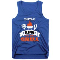 Boyle King Of The Grill Grilling Bbq Chef Master Cooking Gift Tank Top