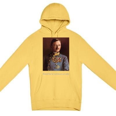 Blessed Karl Of Austria Roman Catholic 19 Premium Pullover Hoodie