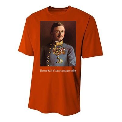 Blessed Karl Of Austria Roman Catholic 19 Performance Sprint T-Shirt