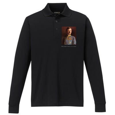 Blessed Karl Of Austria Roman Catholic 19 Performance Long Sleeve Polo