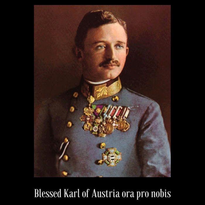 Blessed Karl Of Austria Roman Catholic 19 Backpack