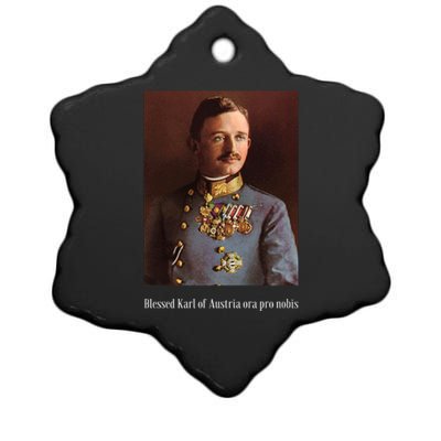 Blessed Karl Of Austria Roman Catholic 19 Ceramic Star Ornament