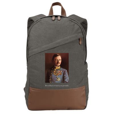 Blessed Karl Of Austria Roman Catholic 19 Cotton Canvas Backpack