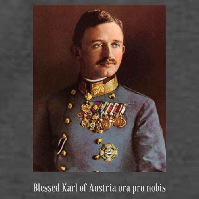 Blessed Karl Of Austria Roman Catholic 19 Vector Backpack