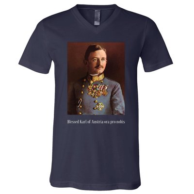 Blessed Karl Of Austria Roman Catholic 19 V-Neck T-Shirt