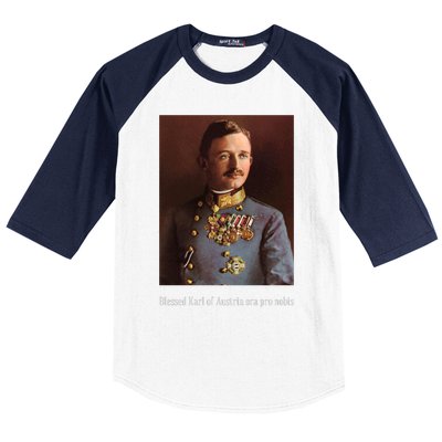 Blessed Karl Of Austria Roman Catholic 19 Baseball Sleeve Shirt