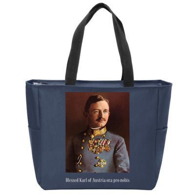 Blessed Karl Of Austria Roman Catholic 19 Zip Tote Bag