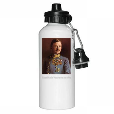 Blessed Karl Of Austria Roman Catholic 19 Aluminum Water Bottle