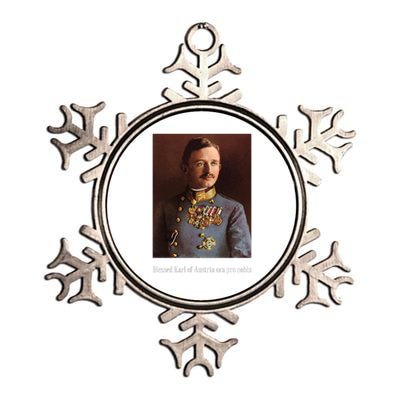 Blessed Karl Of Austria Roman Catholic 19 Metallic Star Ornament