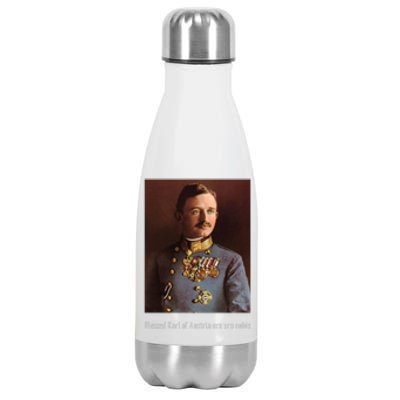 Blessed Karl Of Austria Roman Catholic 19 Stainless Steel Insulated Water Bottle