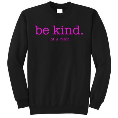 Be Kind Of A Bitch Funny Sweatshirt