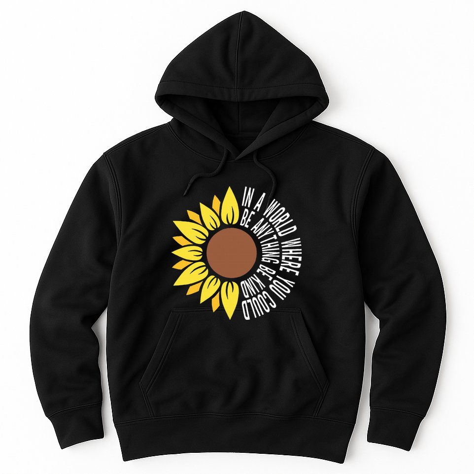 Be Kind Orange Flower Anti Bullying Awareness Unity Day Hoodie