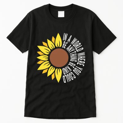 Be Kind Orange Flower Anti Bullying Awareness Unity Day Tall T-Shirt