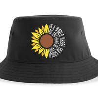 Be Kind Orange Flower Anti Bullying Awareness Unity Day Sustainable Bucket Hat