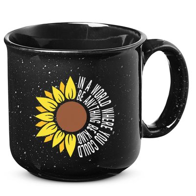 Be Kind Orange Flower Anti Bullying Awareness Unity Day 15oz Campfire Ceramic Mug