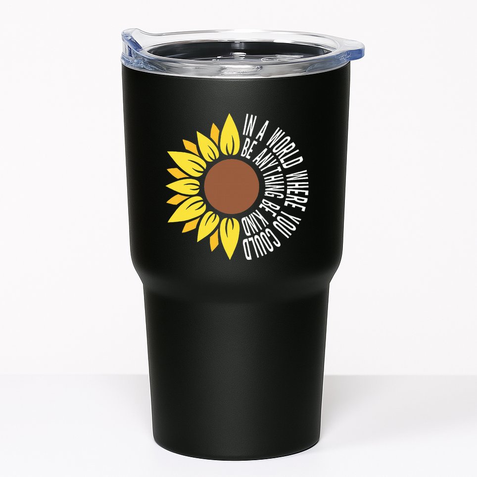 Be Kind Orange Flower Anti Bullying Awareness Unity Day Tumbler