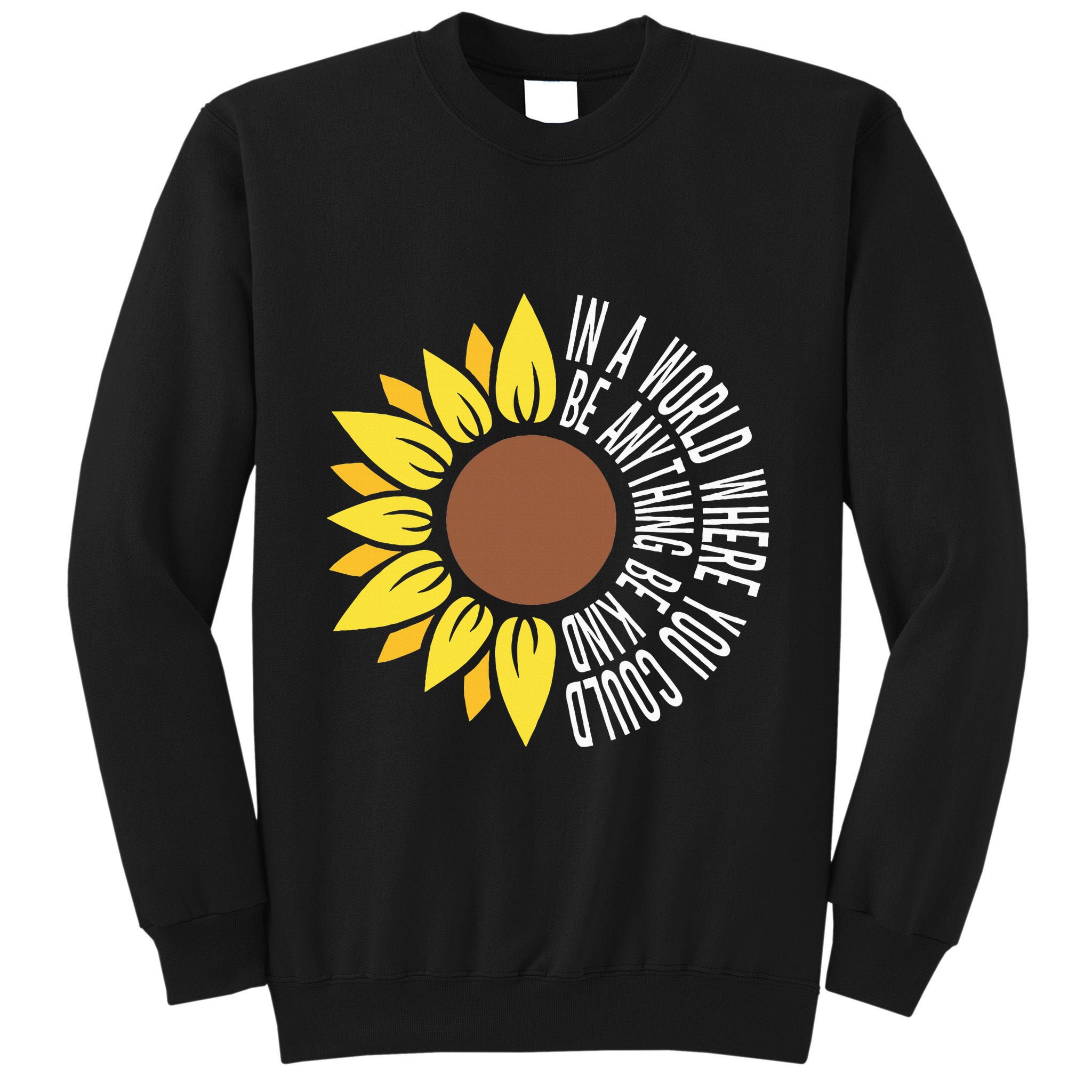 Be Kind Orange Flower Anti Bullying Awareness Unity Day Tall Sweatshirt