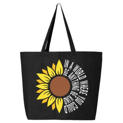 Be Kind Orange Flower Anti Bullying Awareness Unity Day 25L Jumbo Tote