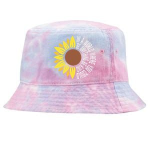 Be Kind Orange Flower Anti Bullying Awareness Unity Day Tie-Dyed Bucket Hat