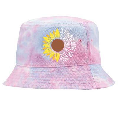 Be Kind Orange Flower Anti Bullying Awareness Unity Day Tie-Dyed Bucket Hat