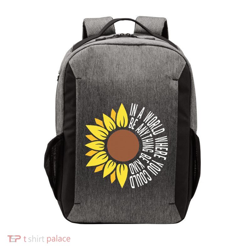 Be Kind Orange Flower Anti Bullying Awareness Unity Day Vector Backpack