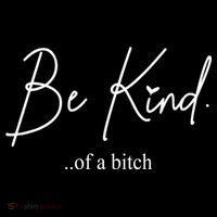 Be Kind Of A Bitch Funny Flatbill Hat