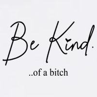 Be Kind Of A Bitch Funny Garment-Dyed Sweatshirt