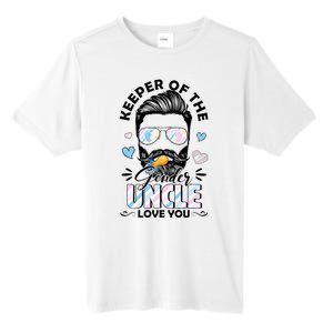 Beard Keeper Of Gender Uncle Loves You Gender Reveal Tall Fusion ChromaSoft Performance T-Shirt