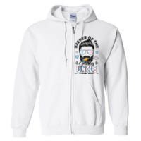 Beard Keeper Of Gender Uncle Loves You Gender Reveal Full Zip Hoodie