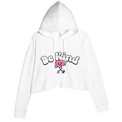 Be Kind Of A Bi Ch Funny Crop Fleece Hoodie