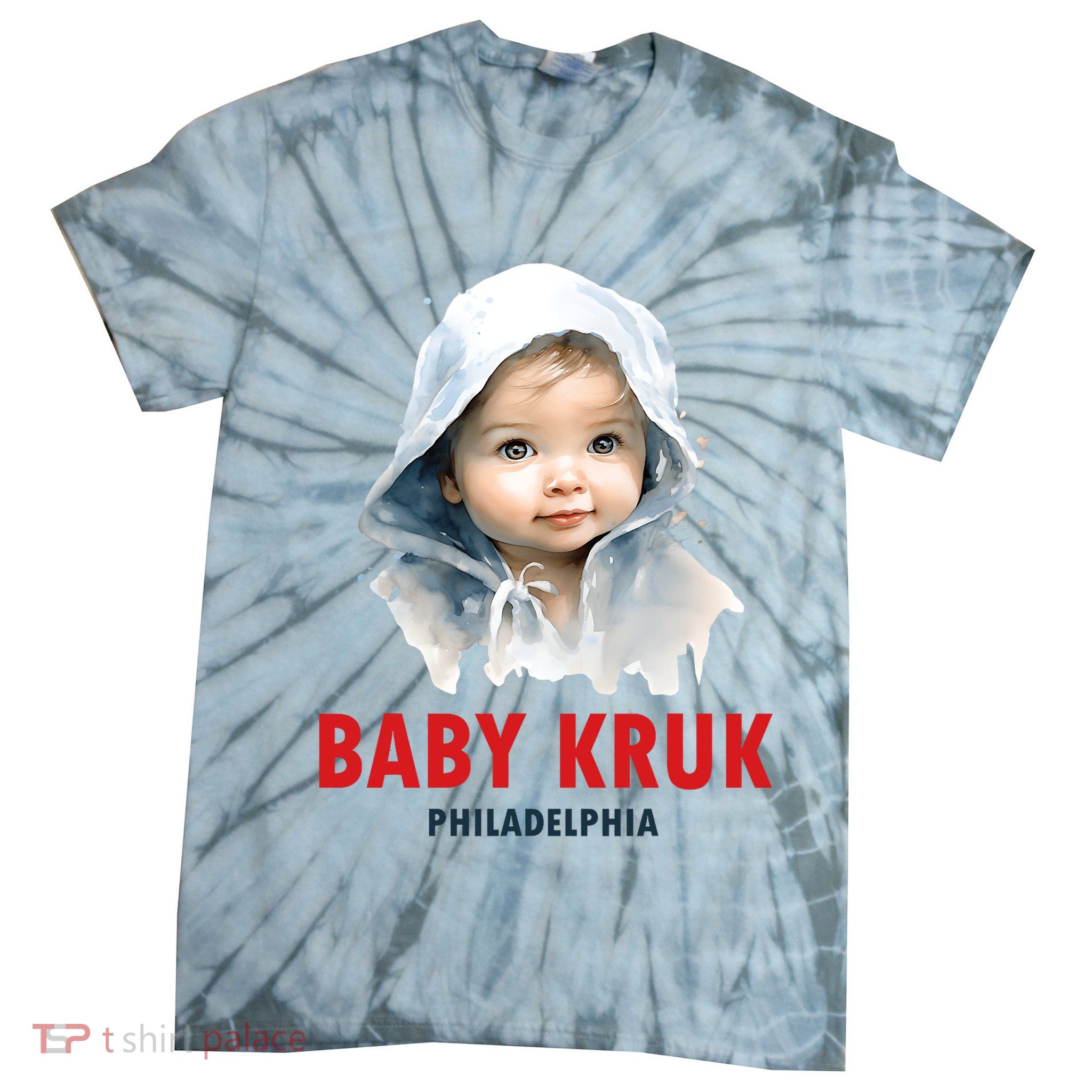 Baby Kruk Philadelphia Funny Tie-Dye T-Shirt