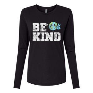 Be Kind Peace on Earth Anti Bullying UNITY DAY Orange Womens Cotton Relaxed Long Sleeve T-Shirt