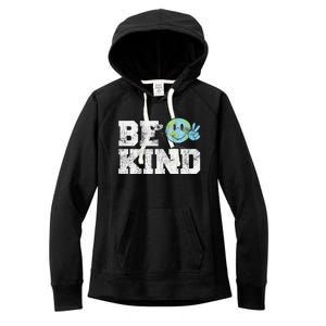 Be Kind Peace on Earth Anti Bullying UNITY DAY Orange Women's Fleece Hoodie