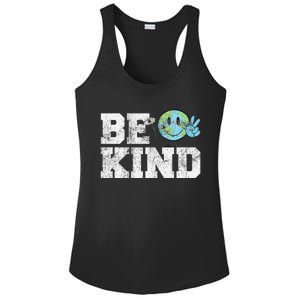 Be Kind Peace on Earth Anti Bullying UNITY DAY Orange Ladies PosiCharge Competitor Racerback Tank