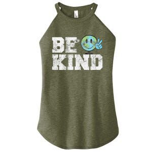 Be Kind Peace on Earth Anti Bullying UNITY DAY Orange Women's Perfect Tri Rocker Tank