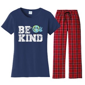 Be Kind Peace on Earth Anti Bullying UNITY DAY Orange Women's Flannel Pajama Set