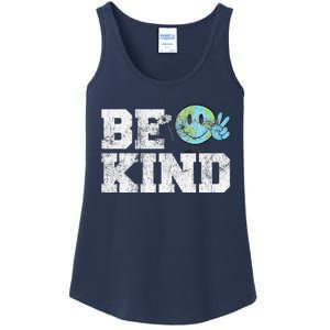 Be Kind Peace on Earth Anti Bullying UNITY DAY Orange Ladies Essential Tank