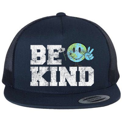 Be Kind Peace on Earth Anti Bullying UNITY DAY Orange Flat Bill Trucker Hat