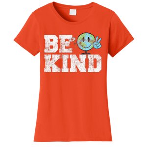 Be Kind Peace on Earth Anti Bullying UNITY DAY Orange Women's T-Shirt