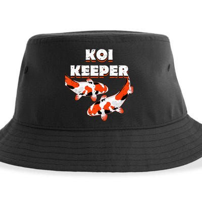 Butterfly Koi Pond Showa Koi Fish Tancho Sanke Kohaku Koi Sustainable Bucket Hat