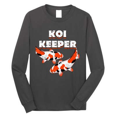 Butterfly Koi Pond Showa Koi Fish Tancho Sanke Kohaku Koi Long Sleeve Shirt