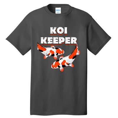 Butterfly Koi Pond Showa Koi Fish Tancho Sanke Kohaku Koi Tall T-Shirt