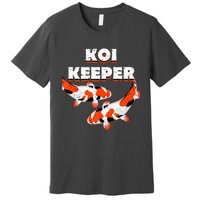 Butterfly Koi Pond Showa Koi Fish Tancho Sanke Kohaku Koi Premium T-Shirt